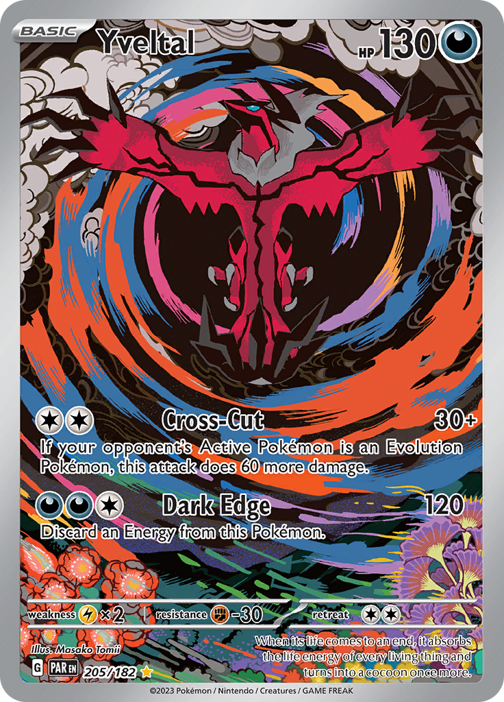 Yveltal (205/182) [Scarlet & Violet: Paradox Rift] | Anubis Games and Hobby