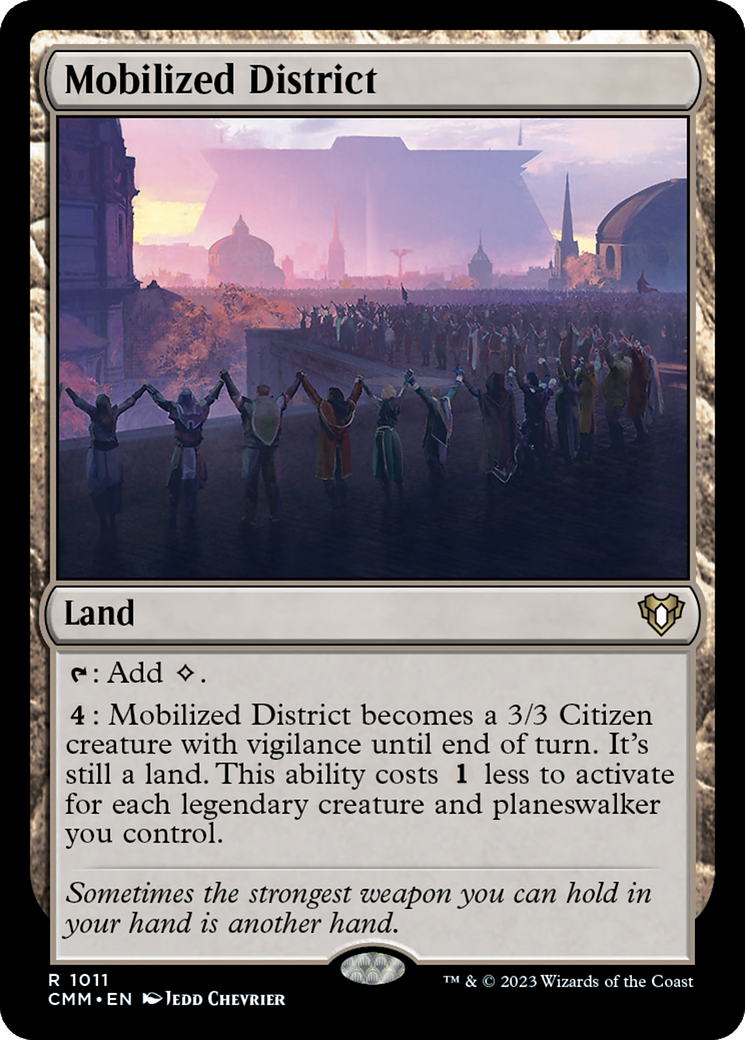 Mobilized District [Commander Masters] | Anubis Games and Hobby