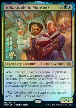 Volo, Guide to Monsters [Dungeons & Dragons: Adventures in the Forgotten Realms Prerelease Promos] | Anubis Games and Hobby