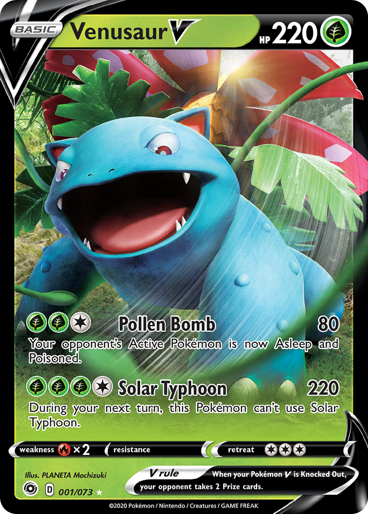 Venusaur V (001/073) [Sword & Shield: Champion's Path] | Anubis Games and Hobby