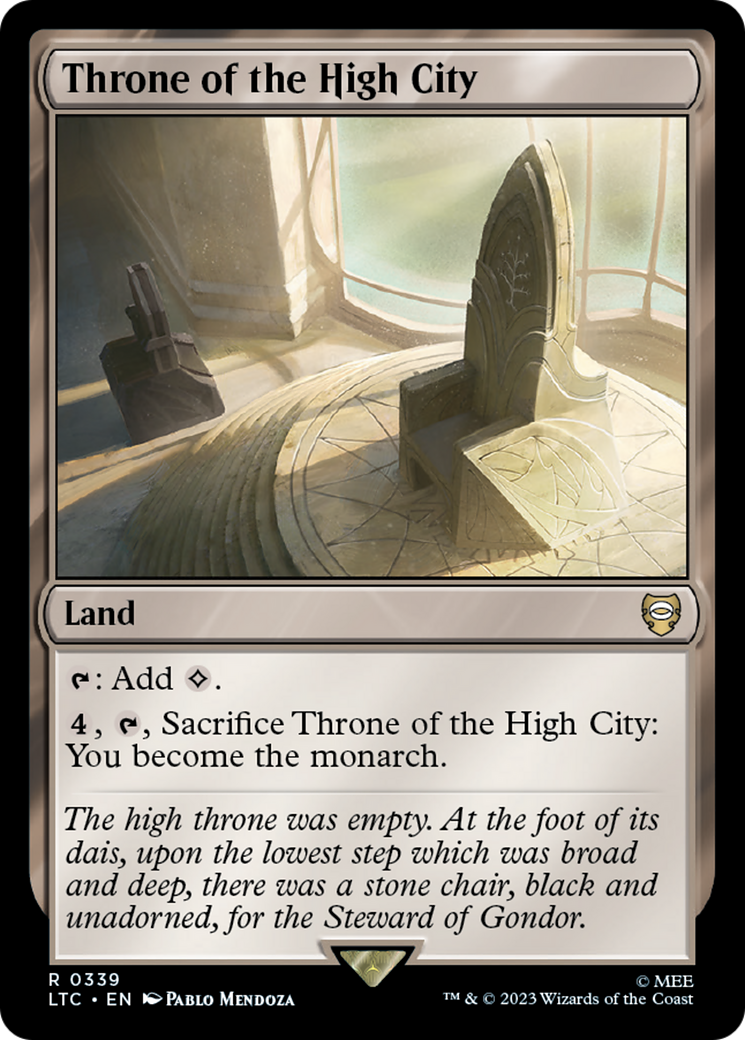 Throne of the High City [The Lord of the Rings: Tales of Middle-Earth Commander] | Anubis Games and Hobby