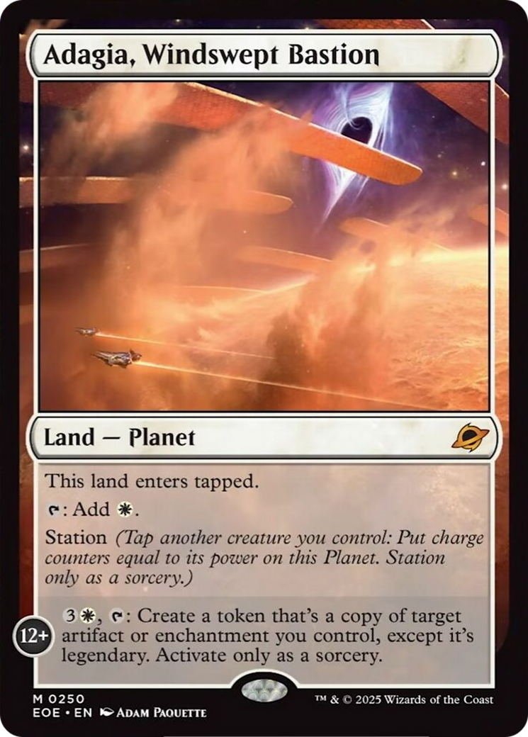 Adagia, Windswept Bastion [Edge of Eternities] | Anubis Games and Hobby