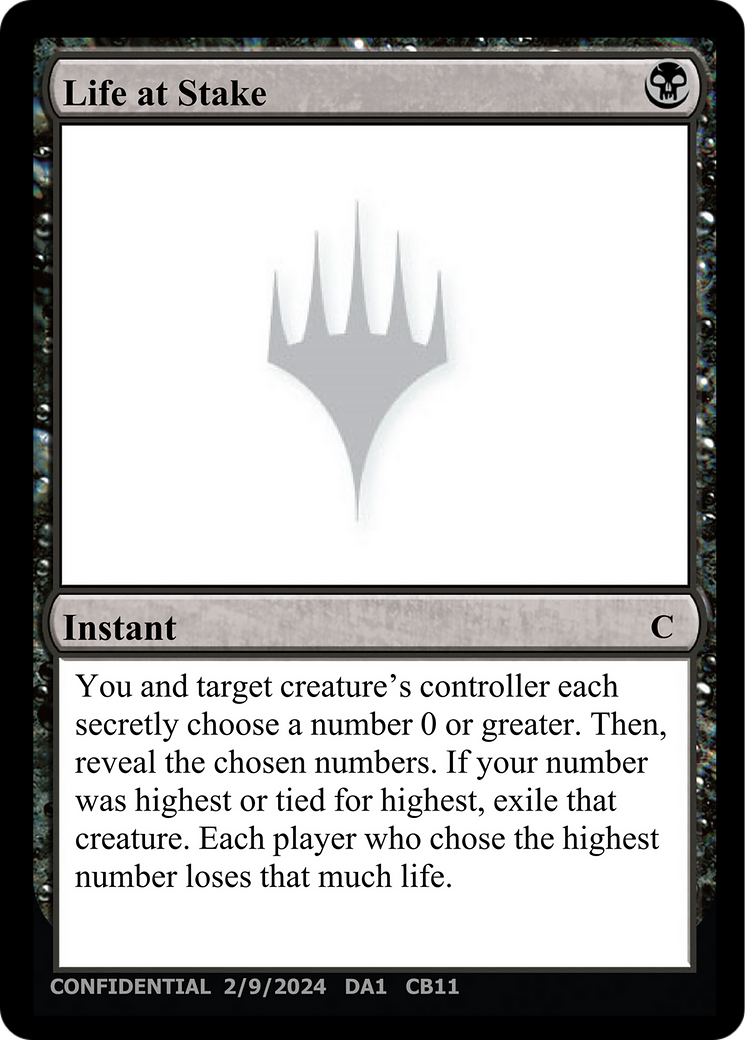 Life at Stake [Unknown Event] | Anubis Games and Hobby
