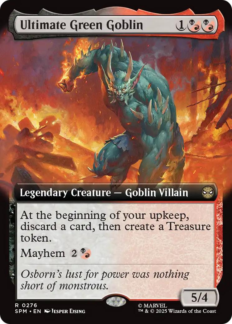 Ultimate Green Goblin (Extended Art) [Marvel's Spider-Man] | Anubis Games and Hobby