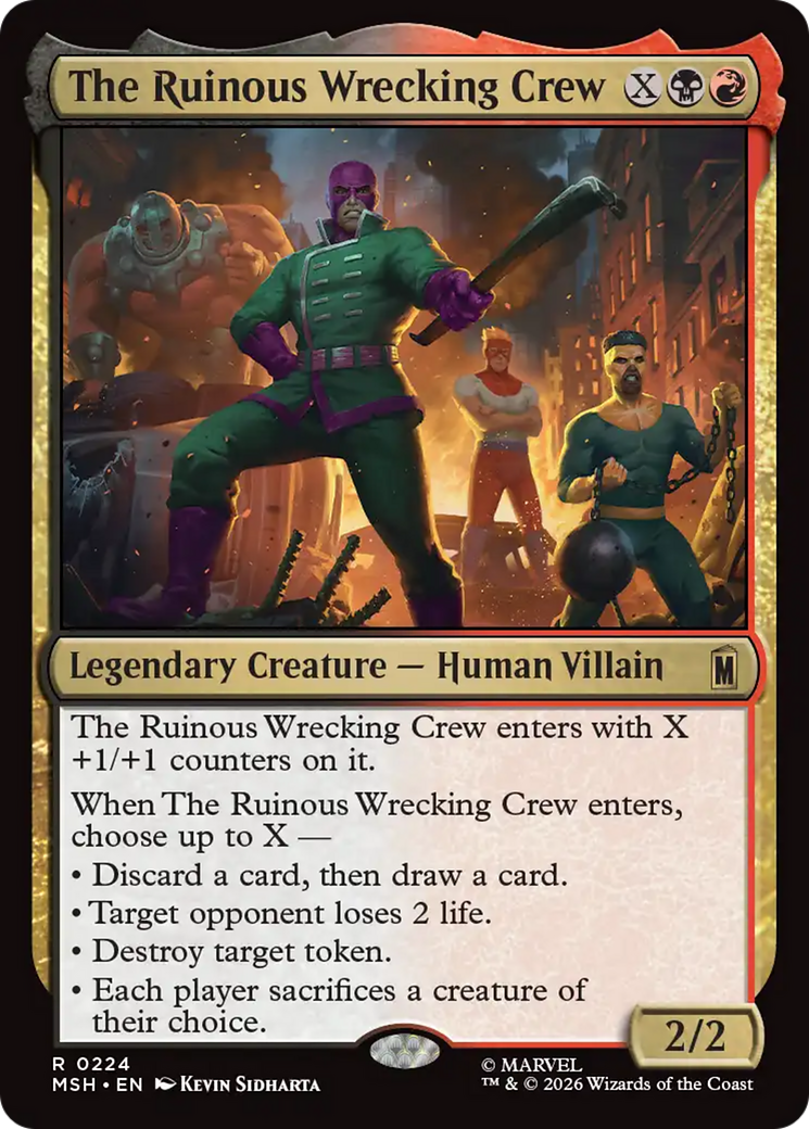 The Ruinous Wrecking Crew [Marvel Super Heroes] | Anubis Games and Hobby