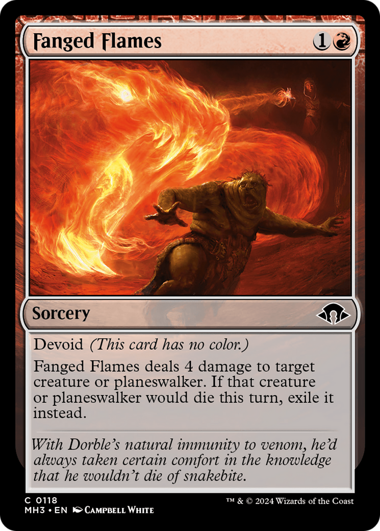 Fanged Flames [Modern Horizons 3] | Anubis Games and Hobby