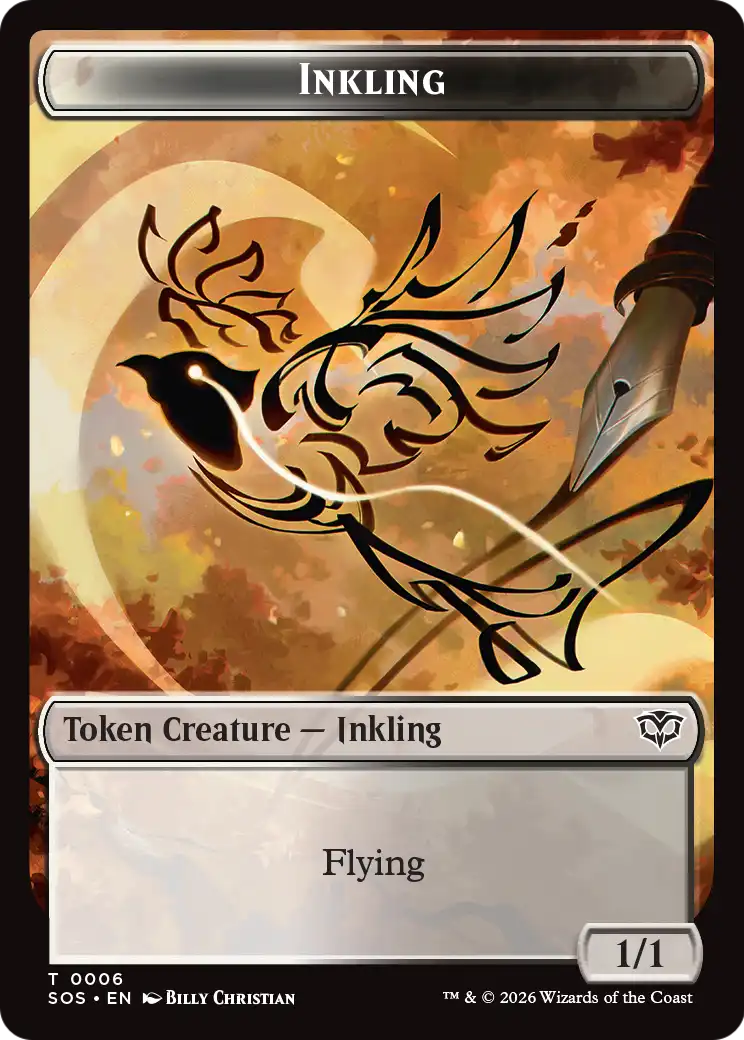 Slug // Inkling Double-Sided Token [The List] | Anubis Games and Hobby
