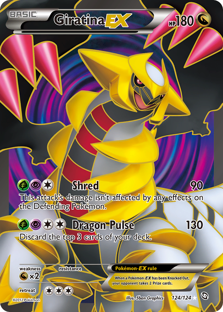 Giratina EX (124/124) [Black & White: Dragons Exalted] | Anubis Games and Hobby