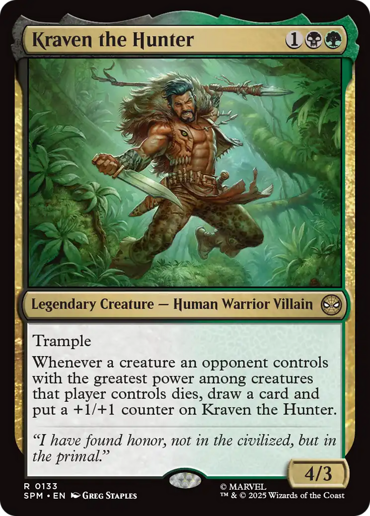Kraven the Hunter [Marvel's Spider-Man] | Anubis Games and Hobby
