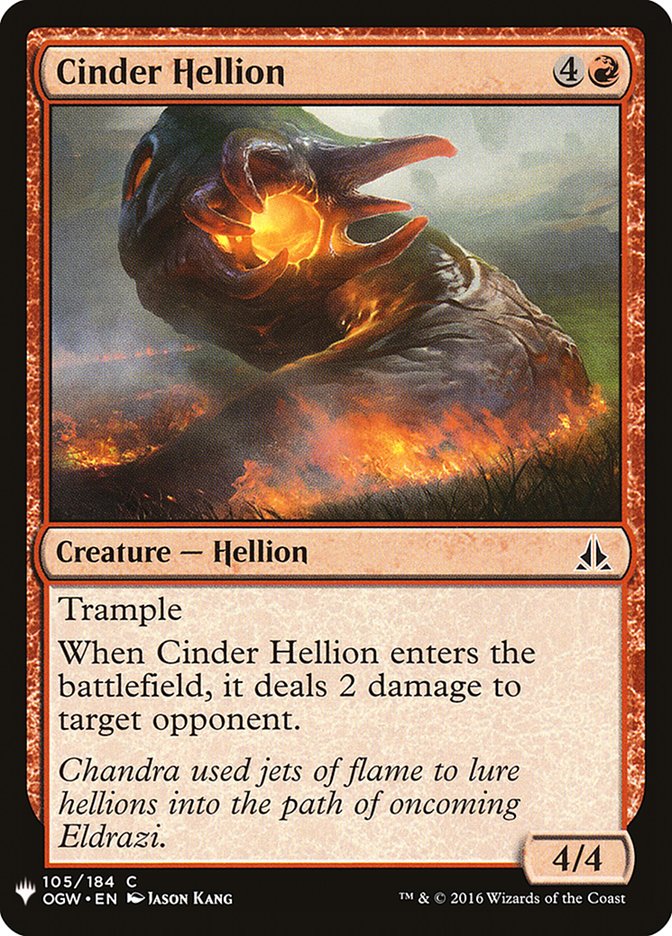 Cinder Hellion [Mystery Booster] | Anubis Games and Hobby