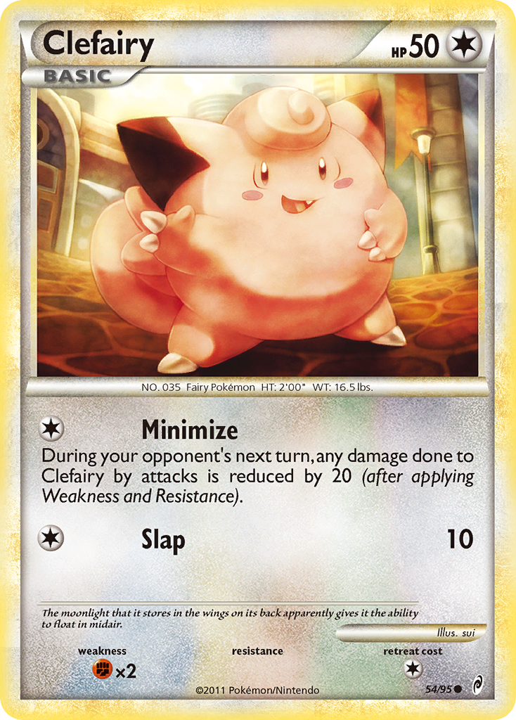 Clefairy (54/95) [HeartGold & SoulSilver: Call of Legends] | Anubis Games and Hobby