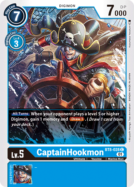 CaptainHookmon [BT8-028] [New Awakening] | Anubis Games and Hobby