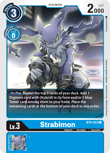 Strabimon [BT4-023] [Great Legend] | Anubis Games and Hobby