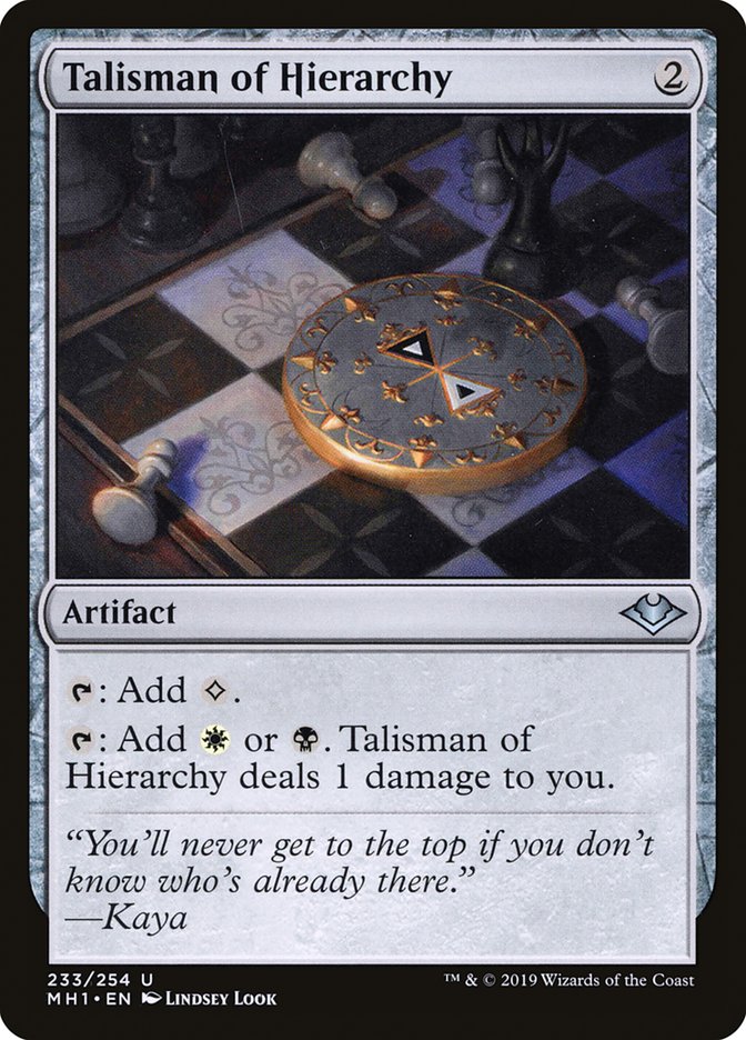 Talisman of Hierarchy [Modern Horizons] | Anubis Games and Hobby