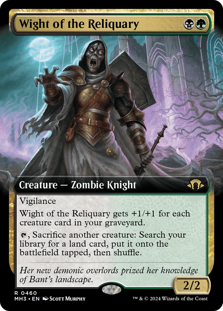 Wight of the Reliquary (Extended Art) [Modern Horizons 3] | Anubis Games and Hobby