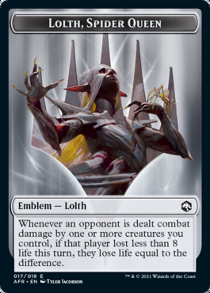 Lolth, Spider Queen Emblem [Dungeons & Dragons: Adventures in the Forgotten Realms Tokens] | Anubis Games and Hobby