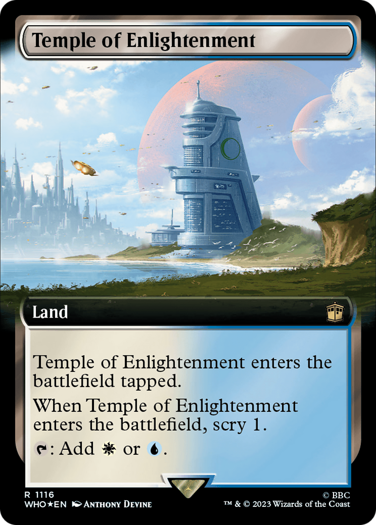 Temple of Enlightenment (Extended Art) (Surge Foil) [Doctor Who] | Anubis Games and Hobby