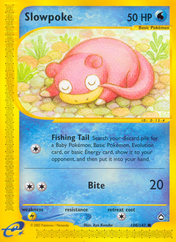 Slowpoke (108/147) [Aquapolis] | Anubis Games and Hobby
