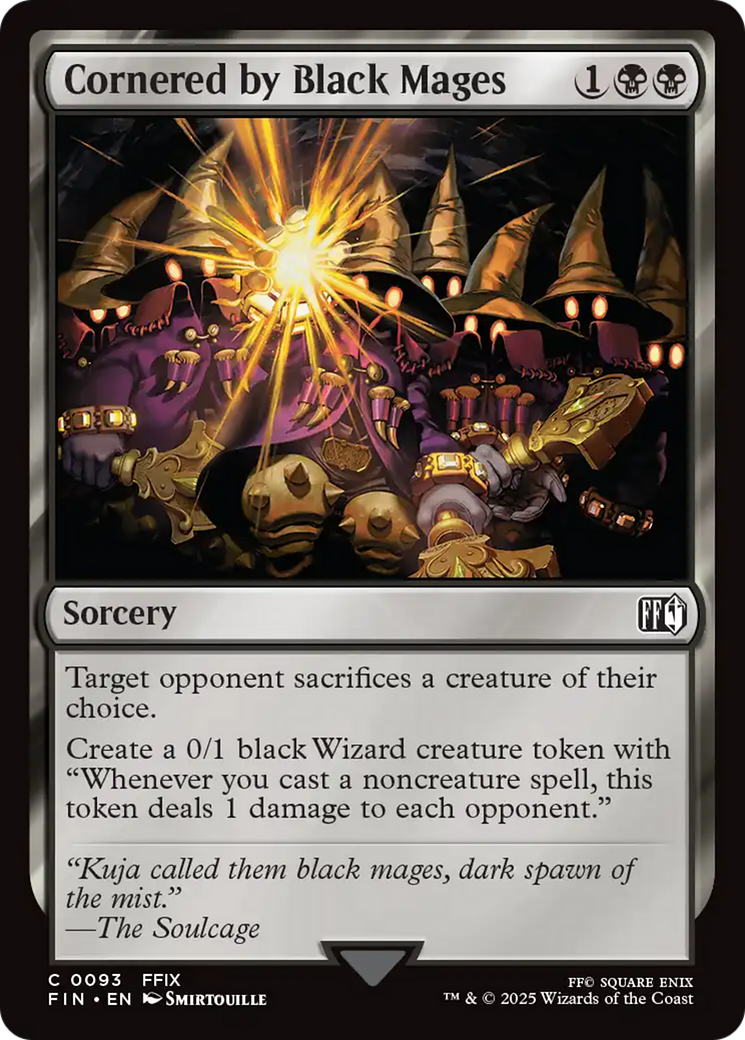 Cornered by Black Mages [FINAL FANTASY] | Anubis Games and Hobby