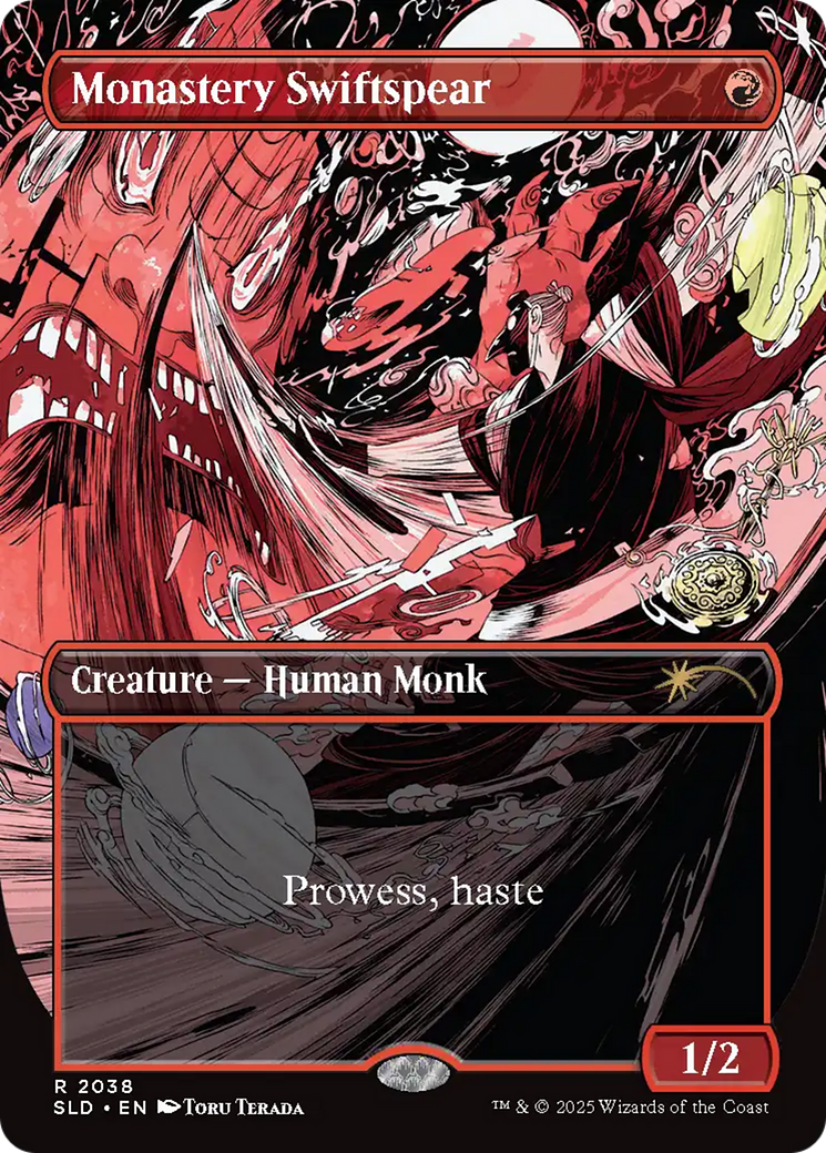 Monastery Swiftspear (2038) (Rainbow Foil) [Secret Lair Drop Series] | Anubis Games and Hobby