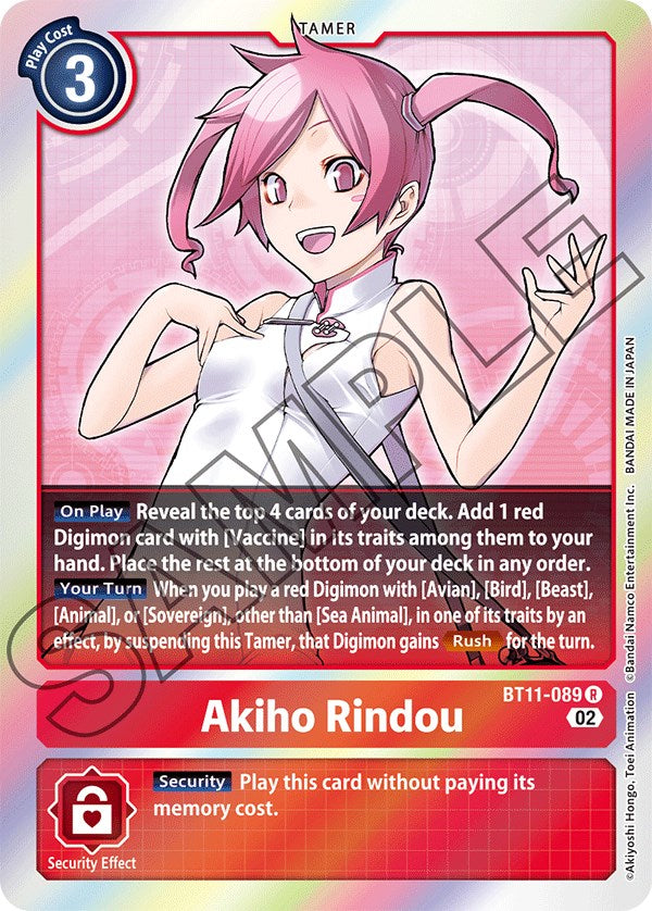 Akiho Rindou [BT11-089] [Dimensional Phase] | Anubis Games and Hobby