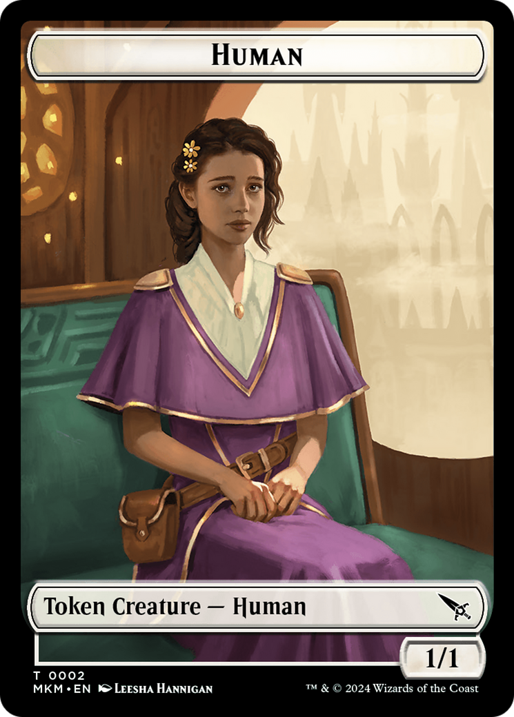 Human Token [Murders at Karlov Manor Tokens] | Anubis Games and Hobby