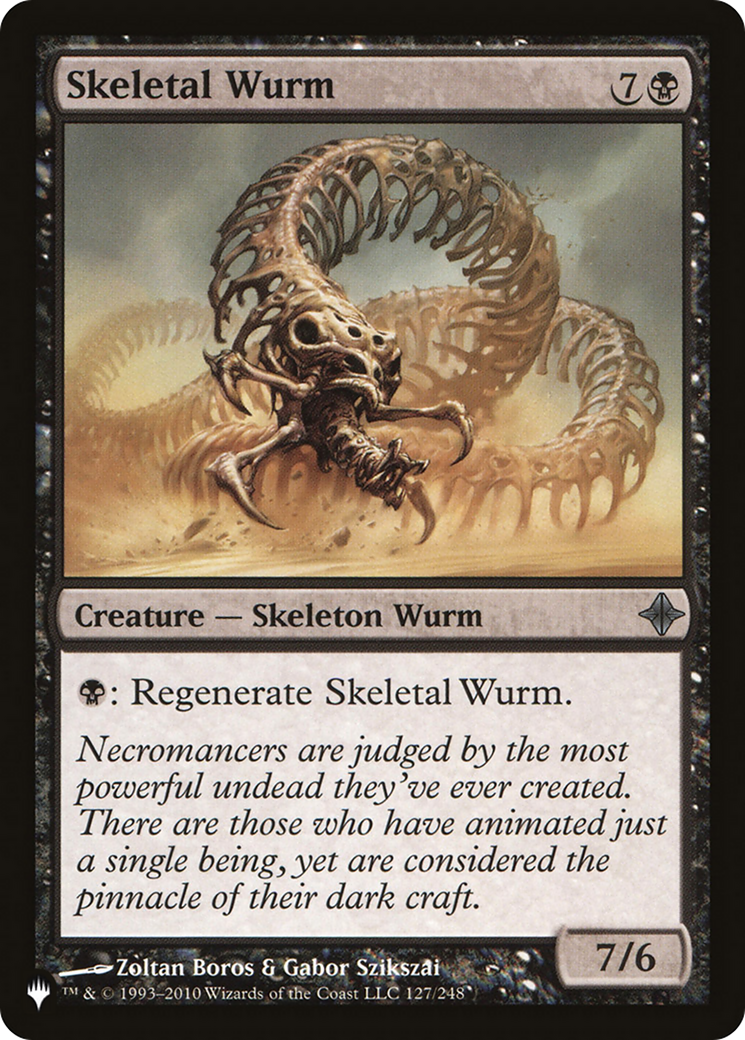 Skeletal Wurm [The List Reprints] | Anubis Games and Hobby