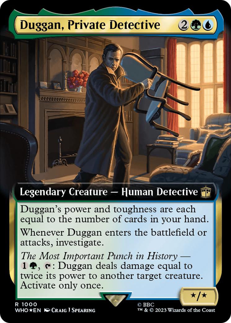 Duggan, Private Detective (Extended Art) (Surge Foil) [Doctor Who] | Anubis Games and Hobby