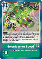 Green Memory Boost! [P-038] [Promotional Cards] | Anubis Games and Hobby