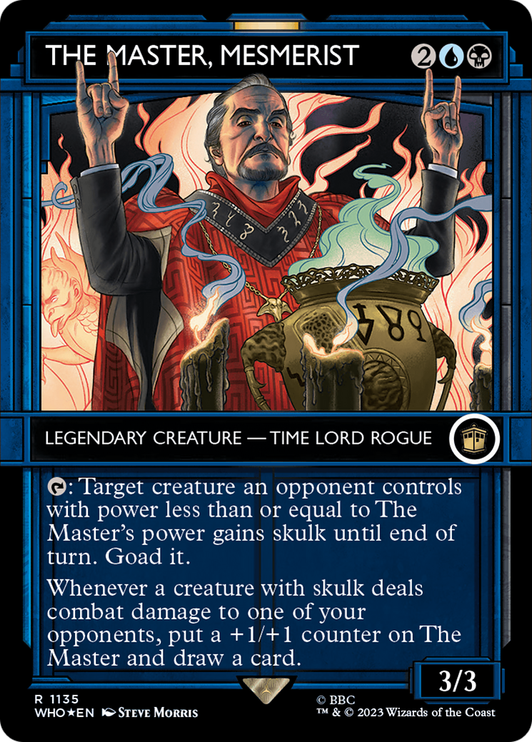 The Master, Mesmerist (Showcase) (Surge Foil) [Doctor Who] | Anubis Games and Hobby