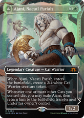 Ajani, Nacatl Pariah // Ajani, Nacatl Avenger (Borderless) (Textured Foil) [Modern Horizons 3] | Anubis Games and Hobby