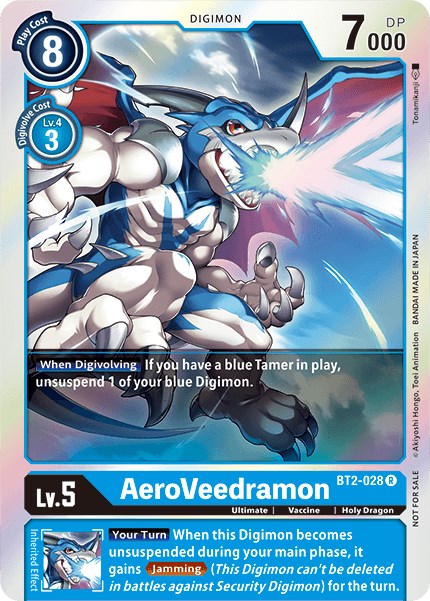 AeroVeedramon [BT2-028] (Battle of Omni Pre-Release) [Release Special Booster Promos] | Anubis Games and Hobby