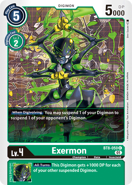 Exermon [BT8-050] [New Awakening] | Anubis Games and Hobby