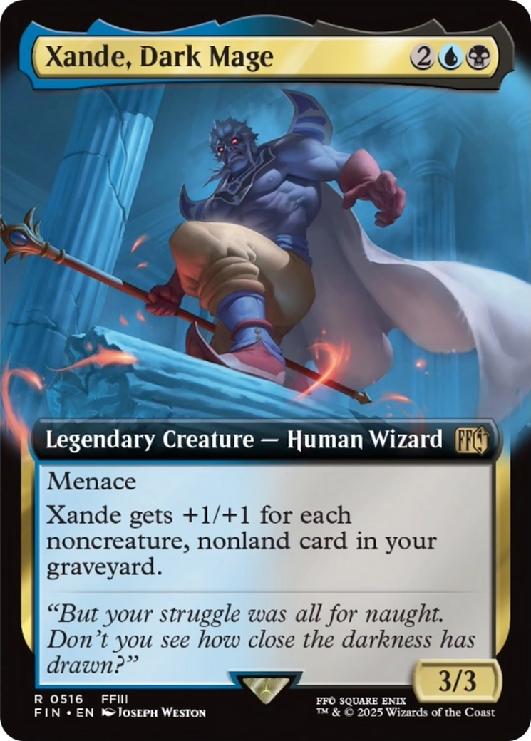 Xande, Dark Mage (Extended Art) [FINAL FANTASY] | Anubis Games and Hobby