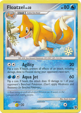 Floatzel (37/106) [Countdown Calendar Promos] | Anubis Games and Hobby