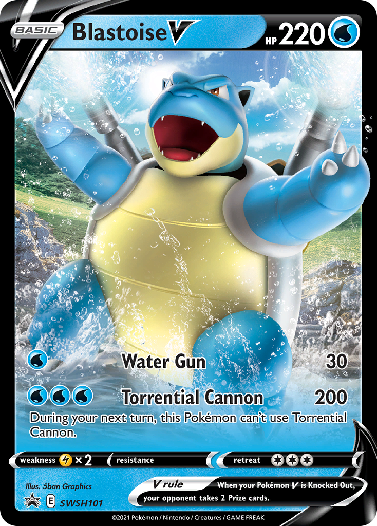 Blastoise V (SWSH101) [Sword & Shield: Black Star Promos] | Anubis Games and Hobby