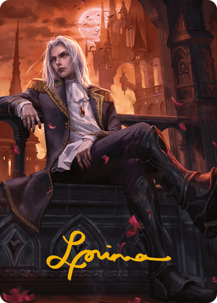 Sorin of House Markov Art Card (Gold-Stamped Signature) [Modern Horizons 3 Art Series] | Anubis Games and Hobby