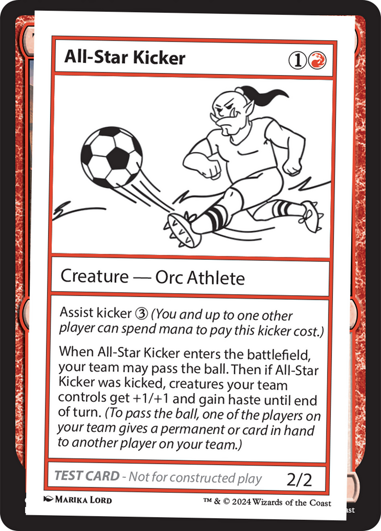 All-Star Kicker [Mystery Booster 2 Playtest Cards] | Anubis Games and Hobby