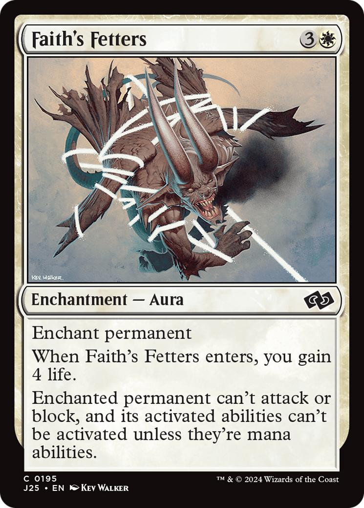 Faith's Fetters [Foundations Jumpstart] | Anubis Games and Hobby