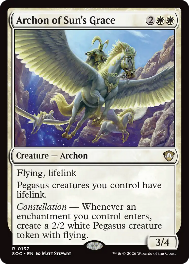 Archon of Sun's Grace [Secrets of Strixhaven Commander] | Anubis Games and Hobby