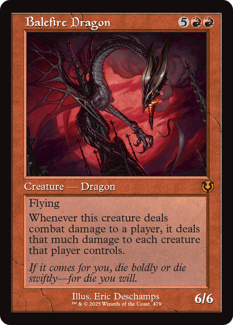 Balefire Dragon (Retro Frame) [Innistrad Remastered] | Anubis Games and Hobby
