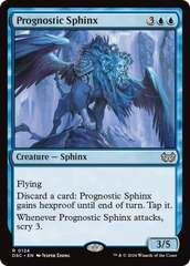 Prognostic Sphinx [Duskmourn: House of Horror Commander] | Anubis Games and Hobby