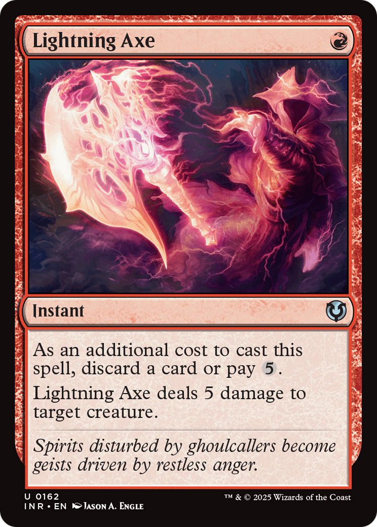 Lightning Axe [Innistrad Remastered] | Anubis Games and Hobby
