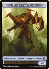 Phyrexian Goblin // Phyrexian Golem Double-Sided Token [Phyrexia: All Will Be One Tokens] | Anubis Games and Hobby