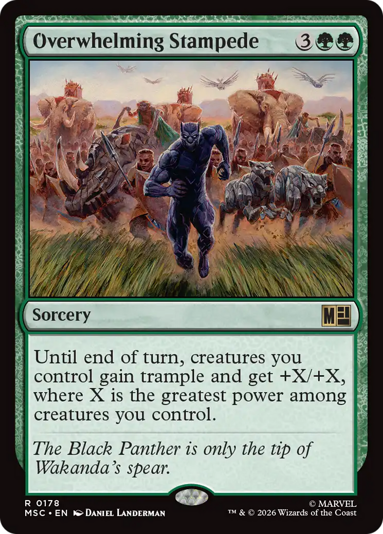 Overwhelming Stampede [Marvel Super Heroes Commander] | Anubis Games and Hobby