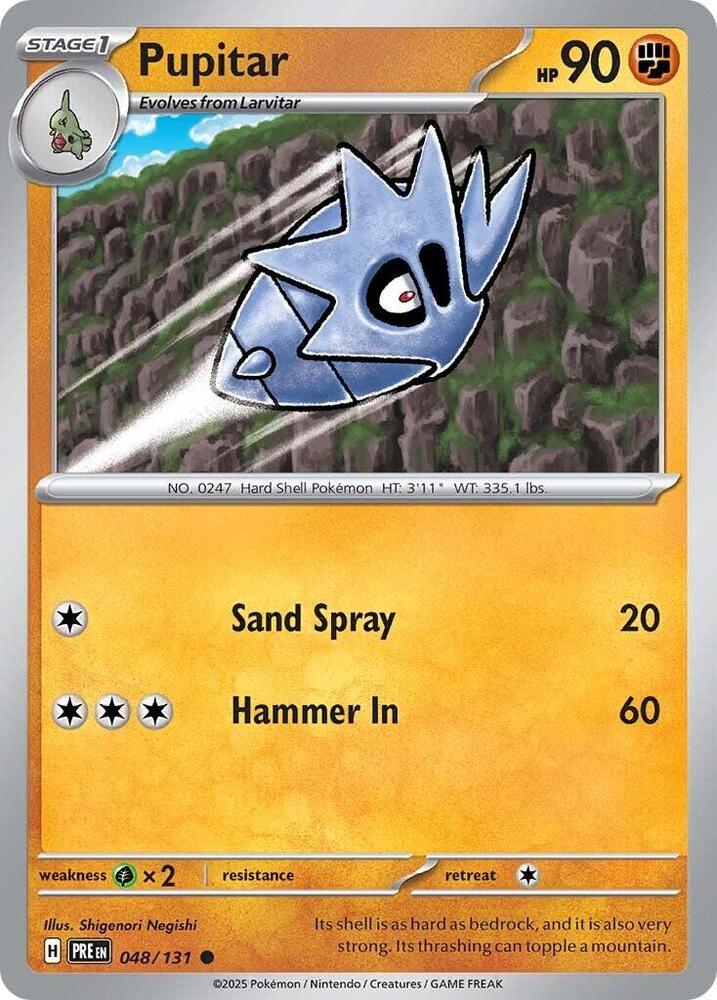 Pupitar (048/131) [Scarlet & Violet: Prismatic Evolutions] | Anubis Games and Hobby