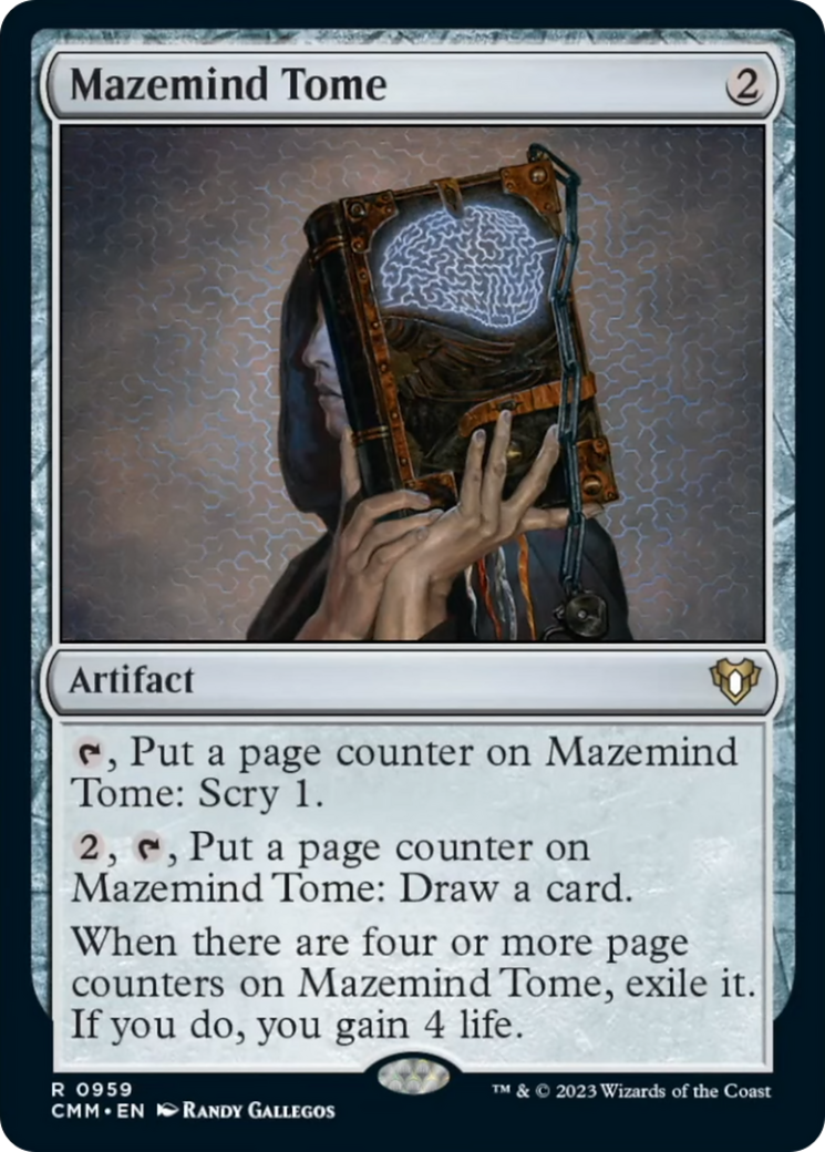 Mazemind Tome [Commander Masters] | Anubis Games and Hobby