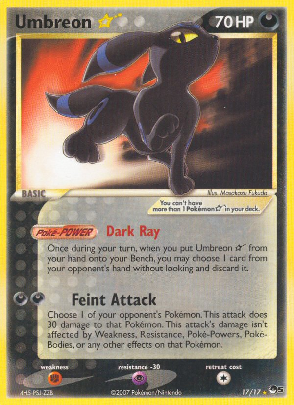 Umbreon Star (17/17) [POP Series 5] | Anubis Games and Hobby