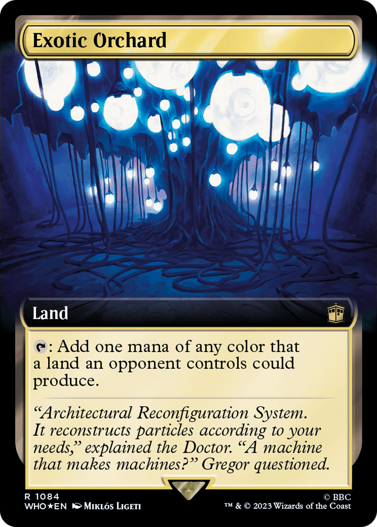 Exotic Orchard (Extended Art) (Surge Foil) [Doctor Who] | Anubis Games and Hobby