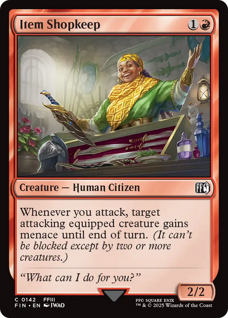 Item Shopkeep [FINAL FANTASY] | Anubis Games and Hobby